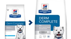HILL'S Prescription Diet Derm Complete Mini, dietă veterinară câini, hrană uscată, afecțiuni dermatologice HILL'S Prescription Diet Derm Complete Mini, dietă veterinară câini, hrană uscată, piele & blana, 1kg