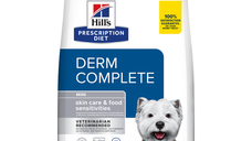 HILL'S Prescription Diet Derm Complete Mini, dietă veterinară câini, hrană uscată, afecțiuni dermatologice HILL'S Prescription Diet Derm Complete Mini, dietă veterinară câini, hrană uscată, piele & blana, 6kg