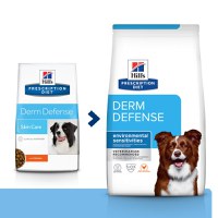 HILL'S Prescription Diet Derm Defense, Pui, dietă veterinară câini, hrană uscată, afecțiuni dermatologice HILL'S Prescription Diet Derm Defense, Pui, dietă veterinară câini, hrană uscată, piele & blana, 12kg - 3