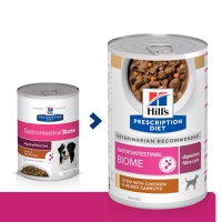 HILL'S Prescription Diet Gastrointestinal Biome, Pui cu Legume, dietă veterinară câini, conservă hrană umedă, sistem digestiv, 354g - 2