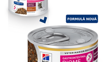HILL'S Prescription Diet Gastrointestinal Biome, Pui cu Legume, dietă veterinară pisici, conservă hrană umedă, sistem digestiv, 82g