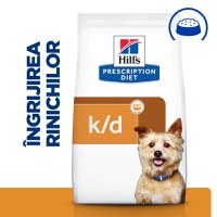 HILL'S Prescription Diet k/d Kidney Care, dietă veterinară câini, hrană uscată, afecțiuni renale HILL'S Prescription Diet k/d Kidney Care, dietă veterinară câini, hrană uscată,sistem renal, 4kg - 6