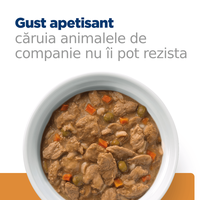 HILL'S Prescription Diet k/d Kidney Care, Pui cu Legume, dietă veterinară câini, conservă hrană umedă, afecțiuni renale, 156g - 10