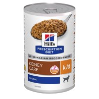 HILL'S Prescription Diet K/D, XS-XL, Pui, dietă veterinară, conservă hrană umedă câini, sistem renal, (pate), 350g - 2