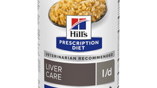 HILL'S Prescription Diet l/d pentru caini, hrana umeda pentru afectiuni hepatice, 370g
