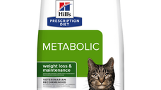 HILL'S Prescription Diet Metabolic pentru Pisici cu Pui, 12kg - Hrană Uscată pentru Afecțiuni Metabolice
