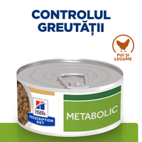 HILL'S Prescription Diet Metabolic, Pui cu Legume, dietă veterinară câini, conservă hrană umedă, afecțiuni metabolice (obezitate) HILL'S Prescription Diet Metabolic Mini, Pui cu Legume, dietă veterinară câini, conservă hrană umedă, metabolism (obezitate - 7