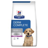 HILL'S Prescription Diet Puppy Derm Complete, XS-XL, Ou, dietă veterinară, hrană uscată câini junior, piele & blană, 1.5kg - 2