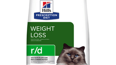 HILL'S Prescription Diet r/d Wheight Loss, Pui, dietă veterinară pisici, hrană uscată, scădere în greutate HILL'S Prescription Diet r/d Wheight Loss, Pui, dietă veterinară pisici, hrană uscată, metabolism (obezitate si diabet), 3kg