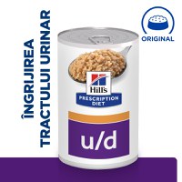 HILL'S Prescription Diet u/d Urinary Care, dietă veterinară câini, conservă hrană umedă, sistem urinar, 370g - 8