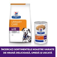 HILL'S Prescription Diet u/d Urinary Care, dietă veterinară câini, conservă hrană umedă, sistem urinar, 370g - 9