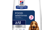 HILL'S Prescription Diet z/d Food Sensitivities, dietă veterinară câini, hrană uscată, afecțiuni dermatologice și digestive HILL'S Prescription Diet z/d Food Sensitivities, dietă veterinară câini, hrană uscată, piele & blana, sistem digestiv, 10kg