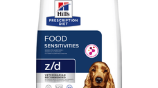 HILL'S Prescription Diet z/d Food Sensitivities pentru Câini, Hrană Uscată 3kg pentru Afecțiuni Dermatologice și Digestive