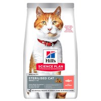 HILL'S Science Plan Sterilised, Somon, hrană uscată pisici sterilizate, 3kg - 2