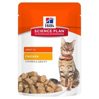Hill's SP Feline Adult Bucatele de Carne in Sos cu Pui, Plic, 85 g - 1