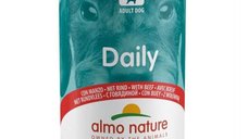 Hrană umedă pentru câini ALMO NATURE Daily Dog, Vită, fără cereale, 400g, XS-XL