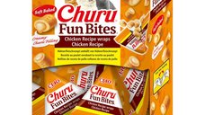 INABA Churu Fun Bites cu pui pentru pisici, recompense fara cereale, 96 g