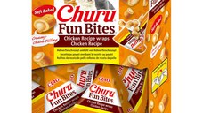 INABA Churu Fun Bites, Pui, cutie recompense fără cereale pisici, 96g