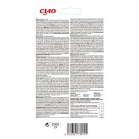 INABA Churu Meal Topper, Ton și Somon, plic, tub recompense fără cereale pisici, (piure), 56g - 3
