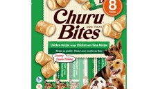 INABA Churu Rolls, XS-XL, Pui și Ton, plic, tub recompense fără cereale câini, 56g