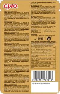 INABA Ciao Bisque, Ton, plic hrană umedă fără cereale pisici, (piure), 40g - 2