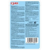 INABA Ciao Broth , Pui și Scoici, plic hrană umedă fără cereale pisici, (în supă), 40g - 2
