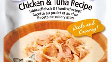 INABA Ciao Stew, Pui și Ton, plic hrană umedă fără cereale pisici, (în sos), 40g