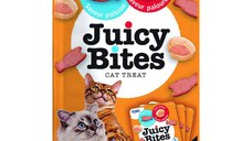 INABA Juicy Bites, Pește și Scoici, punguță, recompense fără cereale pisici, semimoist INABA Juicy Bites, Pește și Scoici, punguță, plic recompense fără cereale pisici, semimoist, 33g