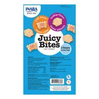 INABA Juicy Bites, Scoici și Crab, plic recompense fără cereale pisici, 33.9g - 3
