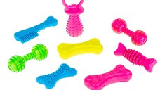 Jucărie cauciuc câini talie mica, 6 modele