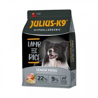 JULIUS-K9 Hypoallergenic Senior Menu, XS-XL, Miel și Orez, hrană uscată câini senior, alergii, 3kg - 2