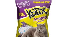 KOTIX, Lavanda, așternut igienic pisici, granule, silicat, neaglomerant, fără praf, 10l