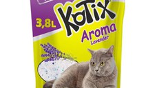KOTIX, Lavanda, așternut igienic pisici, granule, silicat, neaglomerant, fără praf, 3.8l