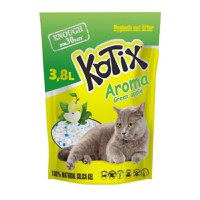 KOTIX, Măr Verde, așternut igienic pisici, granule, silicat, neaglomerant, fără praf, 3.8l - 1