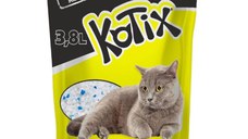 KOTIX Normal, așternut igienic pisici, granule, silicat, neaglomerant, fără praf, 3.8l