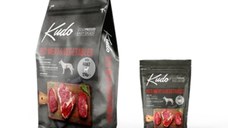 KUDO Medium And Maxi Breed, M-XL, Vită și Miel, hrană uscată conținut redus cereale câini, presată la rece, 3kg