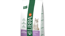LIBRA Cat Sterilised, Pui, hrană uscată pisici sterilizate, 12kg