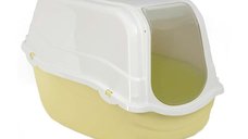 Litiera Acoperita MP BERGAMO Romeo pentru Pisici, Galben, Dimensiuni 57x39x41 cm