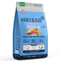 MARLY&DAN Adult Medium Breed, M, Somon, hrană uscată fără cereale câini, 4kg - 1