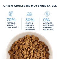 MARLY&DAN Adult Medium Breed, M, Somon, hrană uscată fără cereale câini, 4kg - 4