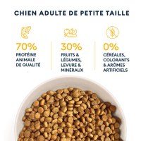 MARLY&DAN Adult Small Breed, XS-S, Somon, hrană uscată fără cereale câini, 4kg - 4