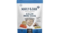 MARLY&DAN Calme Mini Dog, XS-S, Somon, punguță recompense funcționale fără cereale câini, sistem nervos & calmante, 50g
