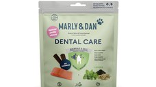 MARLY&DAN Dental Care Sticks, XS-S, Somon, punguță recompense funcționale fără cereale câini, sensibilități dentare, 100g