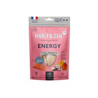 MARLY&DAN Energy, XS-XL, Somon, punguță recompense funcționale fără cereale câini, activitate intensă, 80g - 2