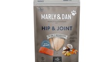 MARLY&DAN Hip&Joint, XS-XL, Somon, punguță recompense funcționale fără cereale câini, sistem articular, 80g