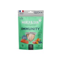 MARLY&DAN Immunity, XS-XL, Somon, punguță recompense funcționale fără cereale câini, sistem imunitar, 80g - 2
