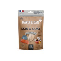 MARLY&DAN Skin&Coat, XS-XL, Somon, punguță recompense funcționale fără cereale câini, piele & blană, 80g - 2