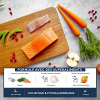 MARLY&DAN Sterilized , Somon, hrană uscată fără cereale pisici sterilizate, 3kg - 5