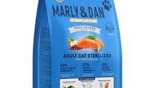 MARLY&DAN Sterilized , Somon, hrană uscată fără cereale pisici sterilizate, 400g