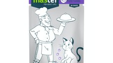 MASTER Iepure pentru Pisici - Plic Hrană Umedă în Sos, 80g